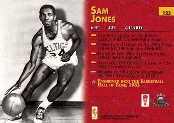 1996-97 Topps Stars #123 Sam Jones Back