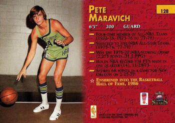 1996-97 Topps Stars #128 Pete Maravich Back
