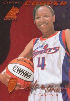 1997 Pinnacle Inside WNBA - Court Collection #2 Cynthia Cooper Front
