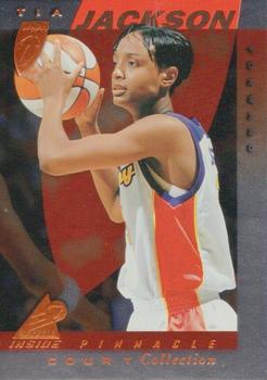 1997 Pinnacle Inside WNBA - Court Collection #10 Tia Jackson Front