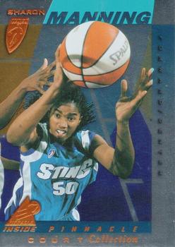 1997 Pinnacle Inside WNBA - Court Collection #28 Sharon Manning Front