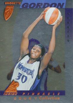 1997 Pinnacle Inside WNBA - Court Collection #33 Bridgette Gordon Front