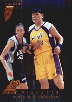 1997 Pinnacle Inside WNBA - Court Collection #46 Haixia Zheng Front