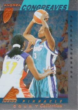 1997 Pinnacle Inside WNBA - Court Collection #56 Andrea Congreaves Front