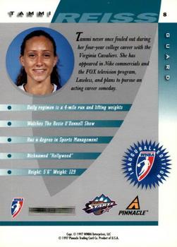 1997 Pinnacle Inside WNBA - Executive Collection #8 Tammi Reiss Back