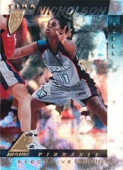 1997 Pinnacle Inside WNBA - Executive Collection #19 Tina Nicholson Front