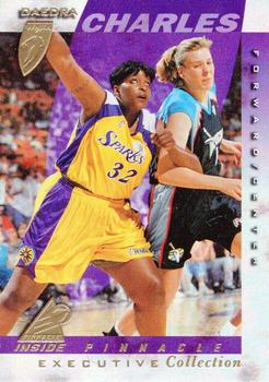 1997 Pinnacle Inside WNBA - Executive Collection #22 Daedra Charles Front