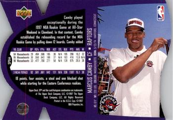 1997 SPx - Gold #SPX44 Marcus Camby Back