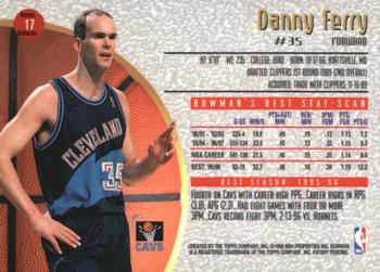1997-98 Bowman's Best - Atomic Refractors #17 Danny Ferry Back