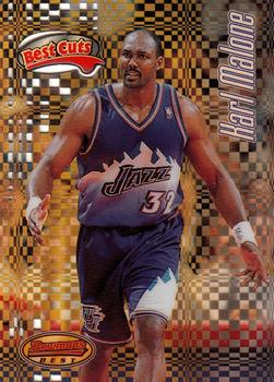 1997-98 Bowman's Best - Best Cuts Refractors #BC4 Karl Malone Front