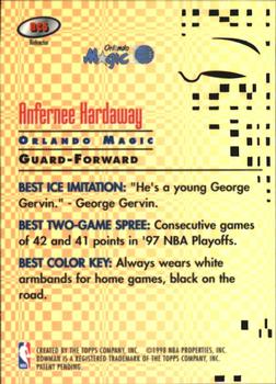1997-98 Bowman's Best - Best Cuts Refractors #BC6 Anfernee Hardaway Back