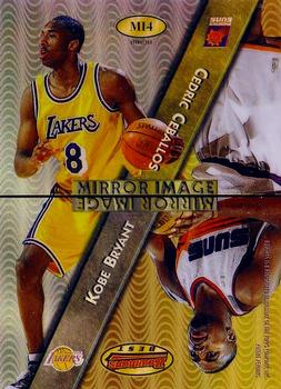 1997-98 Bowman's Best - Mirror Image Refractors #MI4 Scottie Pippen / Keith Van Horn / Kobe Bryant / Cedric Ceballos Back