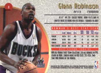 1997-98 Bowman's Best - Refractors #8 Glenn Robinson Back