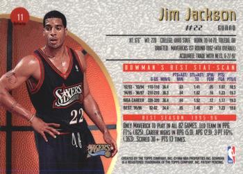 1997-98 Bowman's Best - Refractors #11 Jim Jackson Back