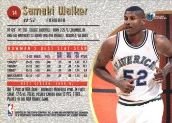 1997-98 Bowman's Best - Refractors #14 Samaki Walker Back