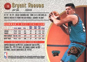 1997-98 Bowman's Best - Refractors #19 Bryant Reeves Back