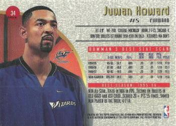 1997-98 Bowman's Best - Refractors #34 Juwan Howard Back