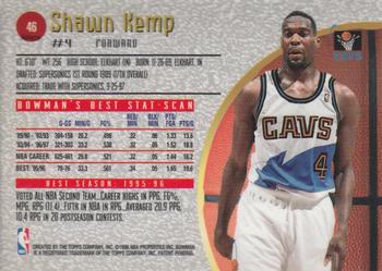 1997-98 Bowman's Best - Refractors #46 Shawn Kemp Back