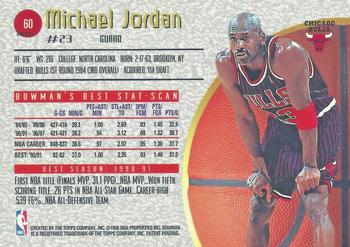 1997-98 Bowman's Best - Refractors #60 Michael Jordan Back