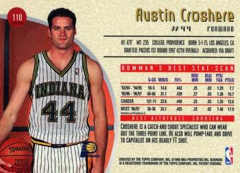 1997-98 Bowman's Best - Refractors #110 Austin Croshere Back