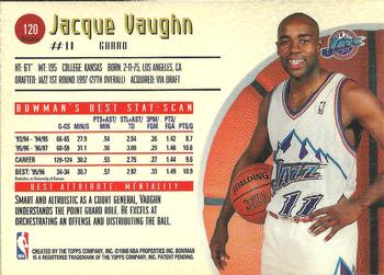 1997-98 Bowman's Best - Refractors #120 Jacque Vaughn Back