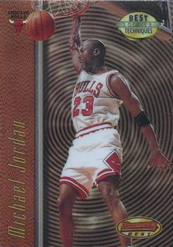 1997-98 Bowman's Best - Techniques Refractors #T2 Michael Jordan Front