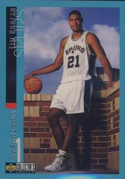 1997-98 Collector's Choice - Draft Pick Exchange #1 Tim Duncan Front