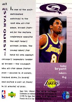 1997-98 Collector's Choice - All StarQuest #AS1 Kobe Bryant Back