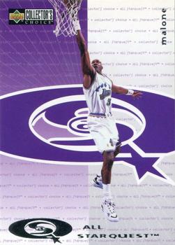 1997-98 Collector's Choice - All StarQuest #AS4 Karl Malone Front