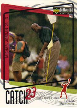 1997-98 Collector's Choice - Catch 23 3x5 #C3 Michael Jordan Front