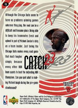 1997-98 Collector's Choice - Catch 23 3x5 #C5 Michael Jordan Back