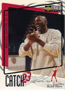 1997-98 Collector's Choice - Catch 23 3x5 #C5 Michael Jordan Front