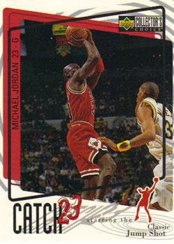 1997-98 Collector's Choice - Catch 23 3x5 #C7 Michael Jordan Front