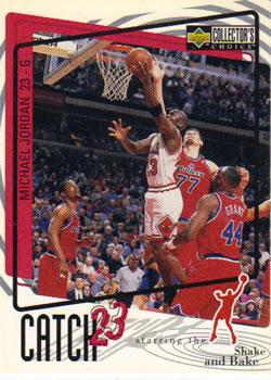1997-98 Collector's Choice - Catch 23 3x5 #C8 Michael Jordan Front