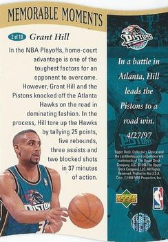 1997-98 Collector's Choice - Memorable Moments #2 Grant Hill Back