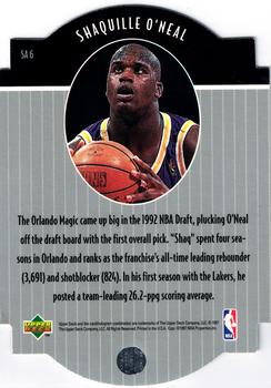 1997-98 Collector's Choice - Star Attractions #SA6 Shaquille O'Neal Back