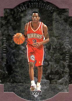 1997-98 Collector's Choice - Star Attractions #SA9 Allen Iverson Front