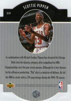 1997-98 Collector's Choice - Star Attractions #SA19 Scottie Pippen Back