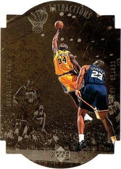 1997-98 Collector's Choice - Star Attractions Gold #SA6 Shaquille O'Neal Front