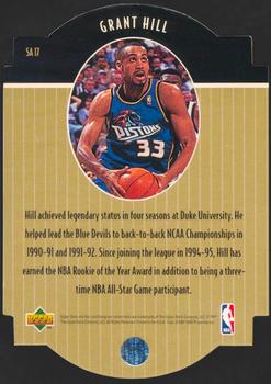 1997-98 Collector's Choice - Star Attractions Gold #SA17 Grant Hill Back