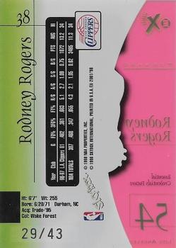 1997-98 E-X2001 - Essential Credentials Future #38 Rodney Rogers Back