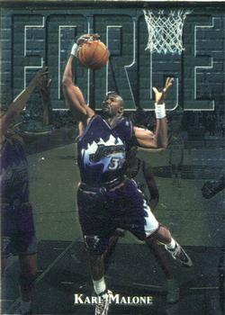 1997-98 Finest - Embossed #127 Karl Malone Front