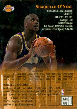 1997-98 Finest - Embossed #148 Shaquille O'Neal Back