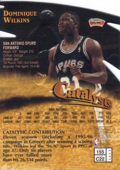 1997-98 Finest - Embossed #155 Dominique Wilkins Back