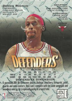 1997-98 Finest - Embossed #275 Dennis Rodman Back