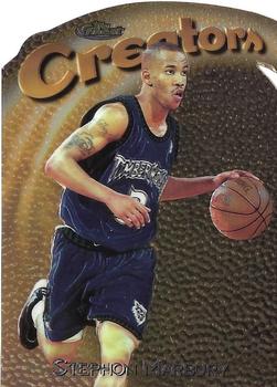 1997-98 Finest - Embossed #324 Stephon Marbury Front