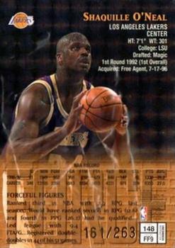1997-98 Finest - Embossed Refractors #148 Shaquille O'Neal Back