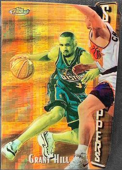 1997-98 Finest - Embossed Refractors #308 Grant Hill Front