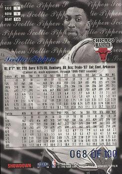 1997-98 Flair Showcase - Legacy Collection Row 1 #16 Scottie Pippen Back