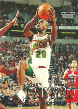 1997-98 Fleer - Traditions Crystal #20 Gary Payton Front